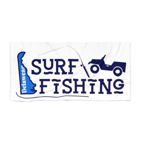 Delaware Surf Fishing Beach Towel - A Classic! - Delawear