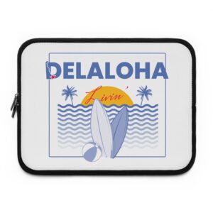 DelAloha Surf Vibes Laptop Sleeve – Tropical Protection with Coastal Style
